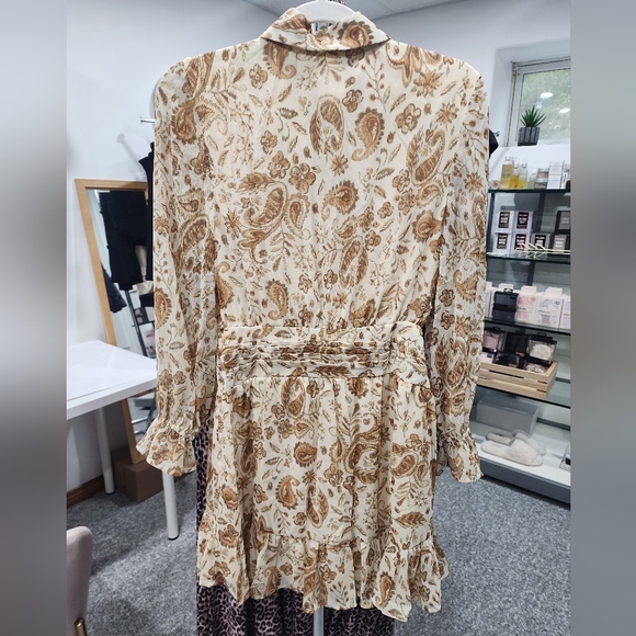 NWT Paisley 70's Dress - Picture 7 of 7